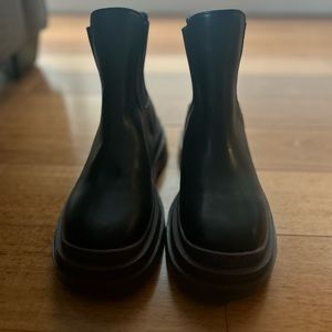 Urban Outfitters Black and brown Chelsea style boots. Only worn once.